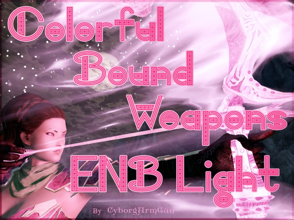 Colorful Bound Weapons